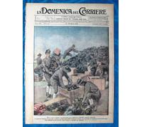 La Domenica del Corriere 23 marzo 1919 Stati Uniti - Pompieri - Gen. Diaz