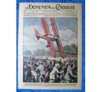 La Domenica del Corriere 24 giugno 1934 Colombo - Lago Garda - Mussolini-Hitler