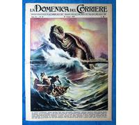 La Domenica del Corriere 24 giugno 1956 Rhapsody-Saint-Germain-des-Près-Aztechi