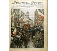 La Domenica del Corriere 24 Marzo 1901 Regicidio Monza Elena Cervello Tbc India