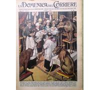 La Domenica del Corriere 24 Marzo 1957 Pirandello Loch Ness Cortina Ferro Suez