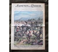 La Domenica del Corriere 24 Novembre 1935 Cammelli Nave Scogli Re in Grecia