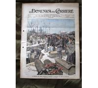 La Domenica del Corriere 25 Marzo 1906 Miniera carbone Napoli P.zza San Pietro