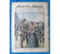 La Domenica del Corriere 25 novembre 1917 WW1 Italia - Von Berrer - Croce Rossa