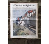 La Domenica del Corriere 26 Gennaio 1913 Ascari Treno Veliero Esercito a Roma
