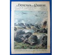 La Domenica del Corriere 26 maggio 1940 Francia - Belgio - Vetro di Murano