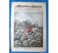 La Domenica del Corriere 26 novembre 1916 WW1 D'Annunzio - Pola - Carso