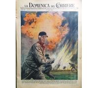 La Domenica del Corriere 27 Aprile 1952 Tritolo Metano Ing Erio Codecà Marte Ufo