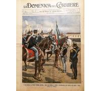 La Domenica del Corriere 28 Aprile 1901 Re Bandiera Berlino Ripetitore Guarini