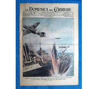 La Domenica del Corriere 28 febbraio 1943 WW2 Aerei Italia - Tunisia - Clotilde