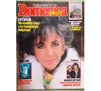 La Domenica del Corriere 29 Gennaio 1987 Morte Guttuso Liz Taylor Costanzo Bond