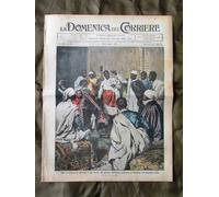 La Domenica del Corriere 3 Aprile 1910 Abissinia Eruzione Etna Torrente di lava