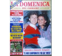 La Domenica del Corriere 3 Aprile 1982 Sciascia Pozzi Antognoni Craxi Pertini