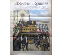 La Domenica del Corriere 3 Marzo 1901 Giuseppe Verdi Westminster Pechino Cina