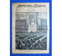 La Domenica del Corriere 30 aprile 1922 Conf. Genova - V.Emanuele III - Milano