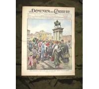 La Domenica del Corriere 30 Luglio 1911 Acquedotto Venezia Crollo Carrara Alpini