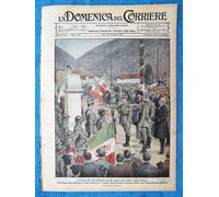 La Domenica del Corriere 30 ottobre 1921 Vittorio Emanuele III - Irlanda - Bixio