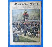 La Domenica del Corriere 30 ottobre 1927 Stupinigi - Brett - Pesci che volano