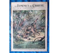 La Domenica del Corriere 4 febbraio 1945 WW2 Luzon - Croce Rossa - Bersaglieri