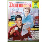 La Domenica del Corriere 4 Giugno 1987 Padre Pio Pavarotti Reagan Cannes Venezia