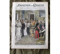La Domenica del Corriere 4 Luglio 1909 Sovrani Spagna Briganti Regina Elena
