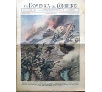 La Domenica del Corriere 5 Novembre 1944 WW2 Nicobare Kamikaze Ravenna Pancaldo