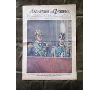 La Domenica del Corriere 6 Dicembre 1936 Re Imperatore Invasione campo Mussolini