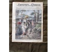 La Domenica del Corriere 6 Luglio 1913 Regina Elena Gen. Salsa Poincaré Londra