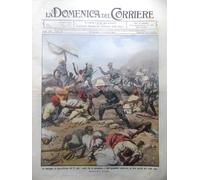 La Domenica del Corriere 6 Ottobre 1912 Libia Battaglia Derna San Gennaro Frida
