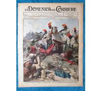La Domenica del Corriere 6 ottobre 1912 Zanzur - Valle Cadino - Camillo Cavour