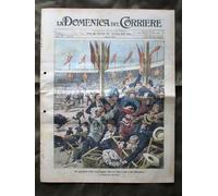 La Domenica del Corriere 7 Agosto 1904 Tragedia Serpente boa Tempio a Roma