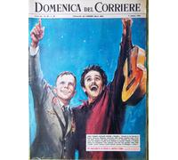 La Domenica del Corriere 7 Ottobre 1962 Domenico Modugno Alberto Sordi Liston