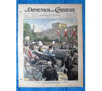 La Domenica del Corriere 7 settembre 1902 Vittorio Emanuele III - Pietroburgo