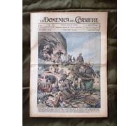 La Domenica del Corriere 8 Marzo 1936 Amba Aradam Messa Sommergibile Caduti Adua