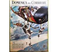 La Domenica del Corriere 8 Marzo 1964 Alpini Galileo Cassius Clay Russo Mafia