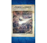 La Domenica del Corriere 8 ottobre 1944 WW2 Lanciafiamme - Peleliu - Guerra