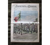 La Domenica del Corriere 8 Settembre 1935 Mitraglieri Duce Incidente Alto Adige