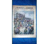 La Domenica del Corriere 9 gennaio 1944 WW2 Siracusa - Milano - Vittorio Alfieri