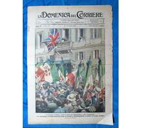 La Domenica del Corriere 9 giugno 1918 WW1 Principe Galles - Tank - Aviatori