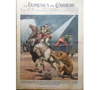 La Domenica del Corriere 9 Giugno 1946 Circo Colori Gugliemo Tell Gemme Olanda