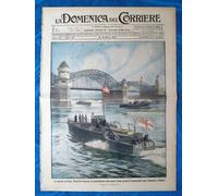La Domenica del Corriere 9 marzo 1919 Colonia - Brigata Salerno - Senatori