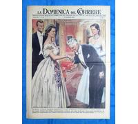 La Domenica del Corriere 9 novembre 1952 Elisabetta II Chaplin -Barton -Paganini