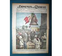 La Domenica del Corriere original 29 Marzo 1925 Asmara Vittorio Emanuele Campana
