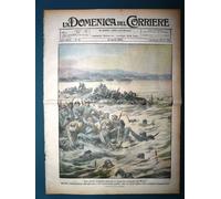 La Domenica del Corriere originale 12 aprile 1925 Weser Germania Elmer Pek