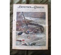 La Domenica del Corriere1 Novembre 1903 Naufragio Morti della montagna Roosevelt