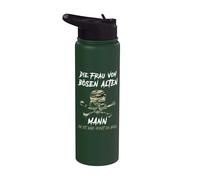 La donna dell'antico uomo Stainless Steel Insulated Water Bottle