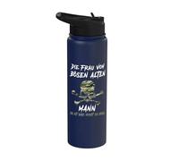 La donna dell'antico uomo Stainless Steel Insulated Water Bottle