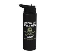 La donna dell'antico uomo Stainless Steel Insulated Water Bottle