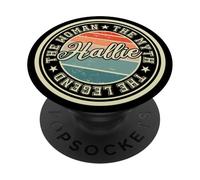 La donna il mito la leggenda hallie divertente dicendo nome PopSockets PopGrip Adesivo