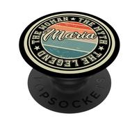 La donna il mito la leggenda Maria divertente dire nome PopSockets PopGrip Adesivo